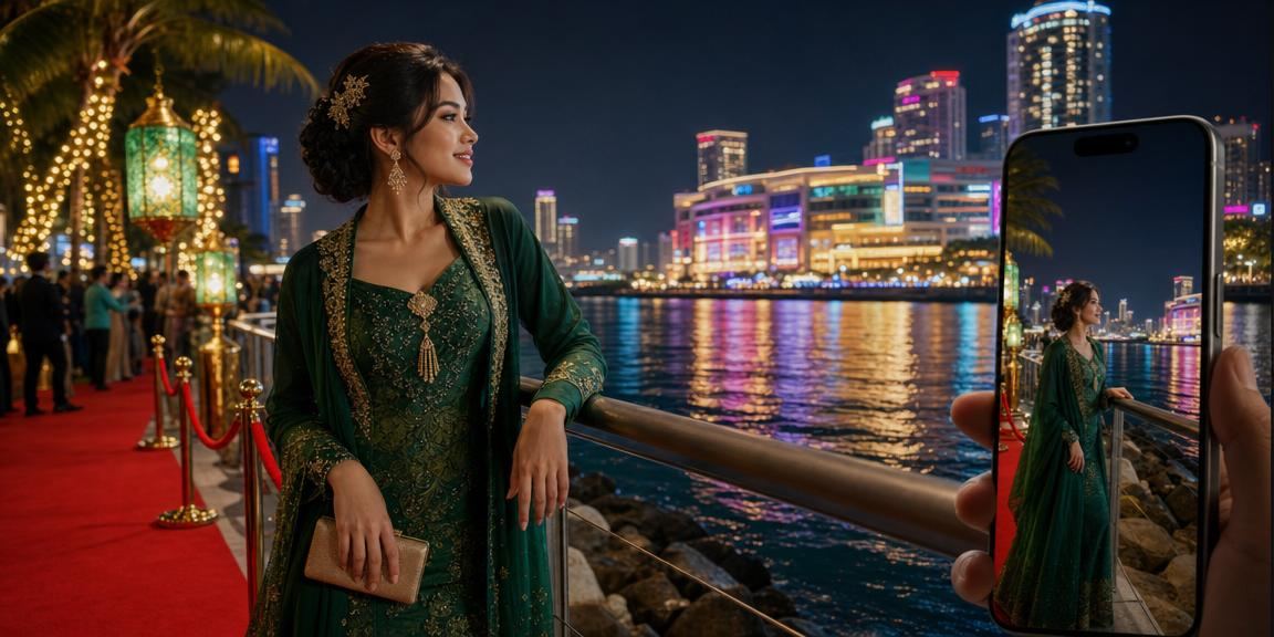Pengguna Malaysia di Penang bermain kasino aplikasi e39 sempena Hari Raya