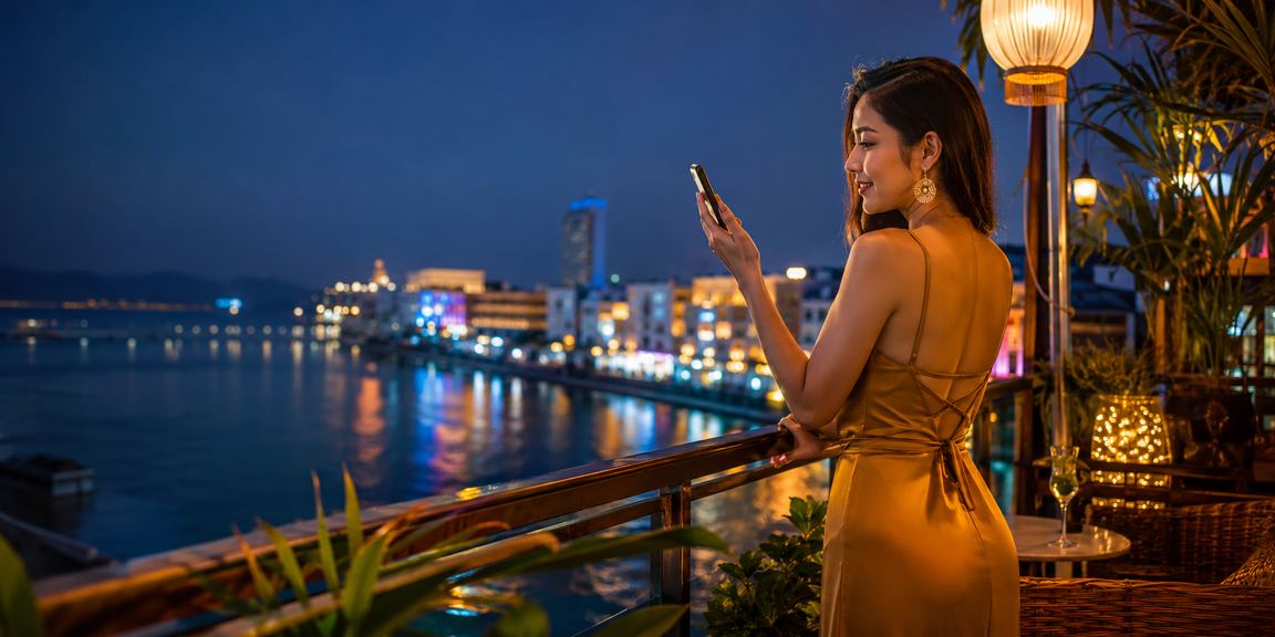 Pengguna Malaysia di Penang menyemak odds dan loteri dalam platform e39
